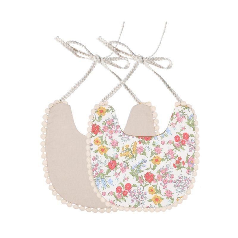 BBaby Tassel Bandana Bib | Boho Double-Sided Baby Bib