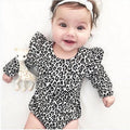 Beautifully Spotted™ Little Leopard Ruffle Bodysuit