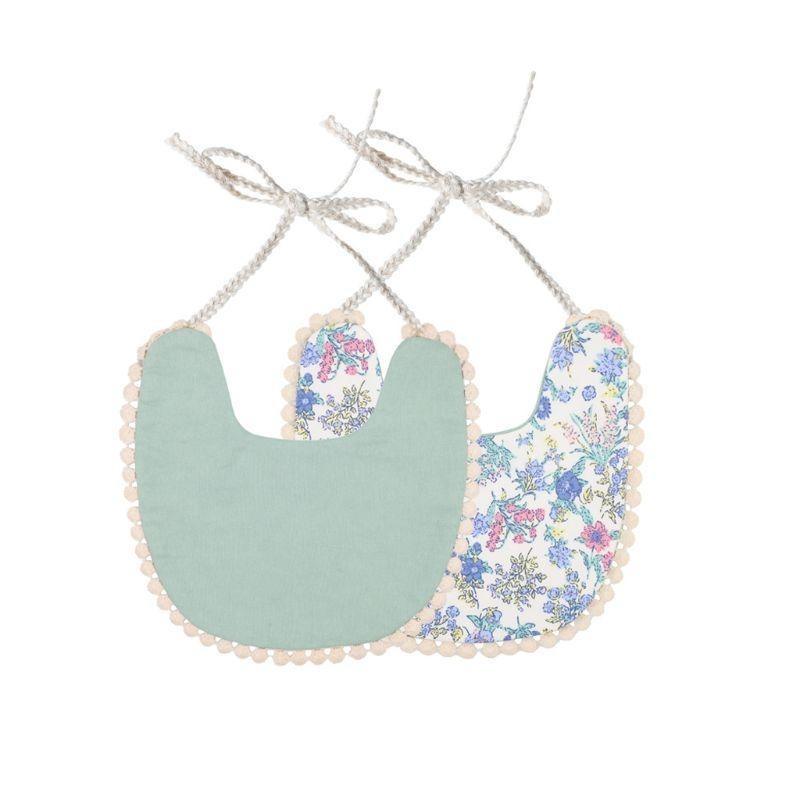 BBaby Tassel Bandana Bib | Boho Double-Sided Baby Bib