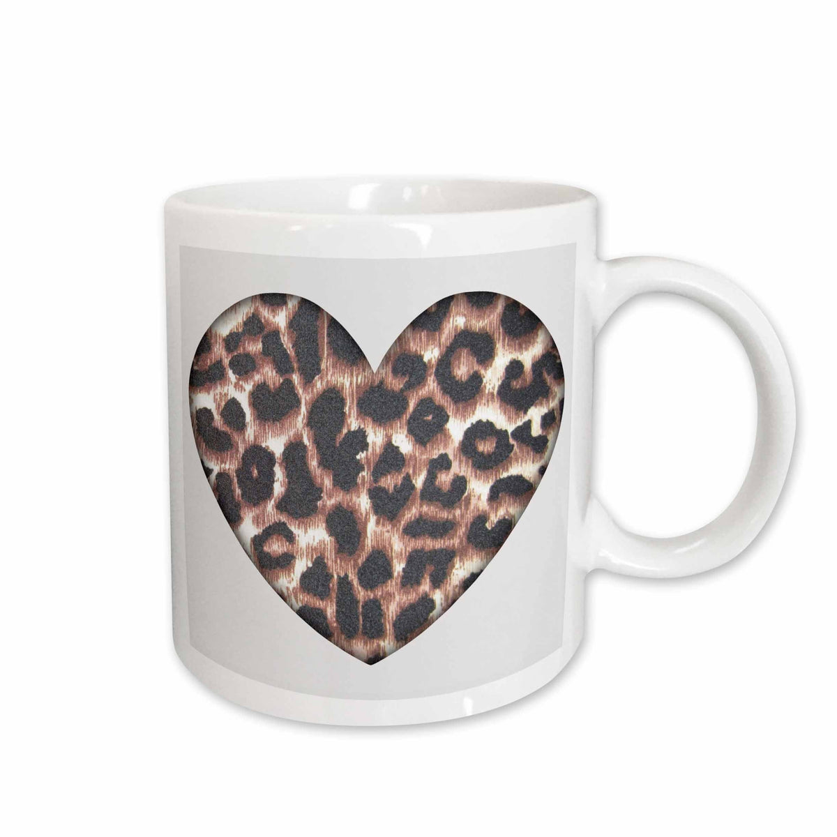 Spotted With Love | Leopard Heart Coffee Mug
