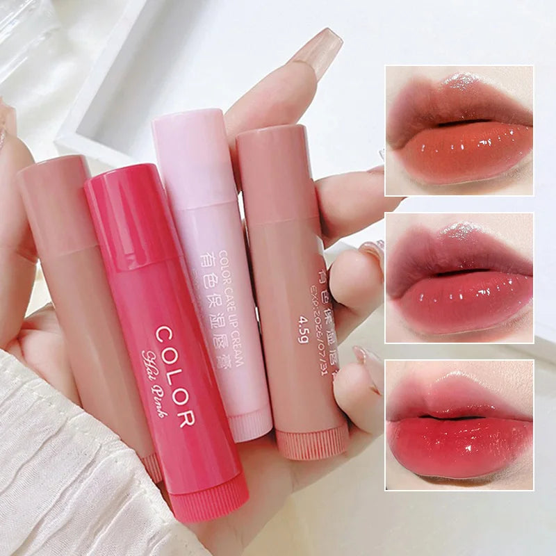 3-Piece Tinted Lip Balm Set – Hydrating Color & Shine