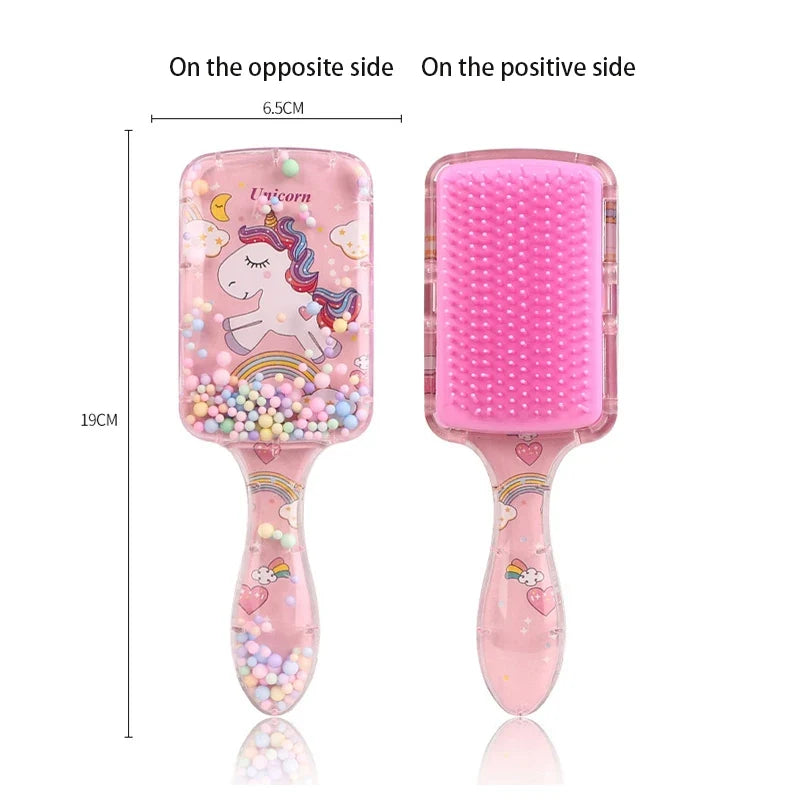 Christmas Stocking Stuffer Hair Brush – Cute Character Detangling Brush