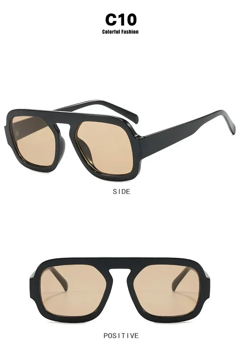 Beautifully Spotted Oversized Square Shades