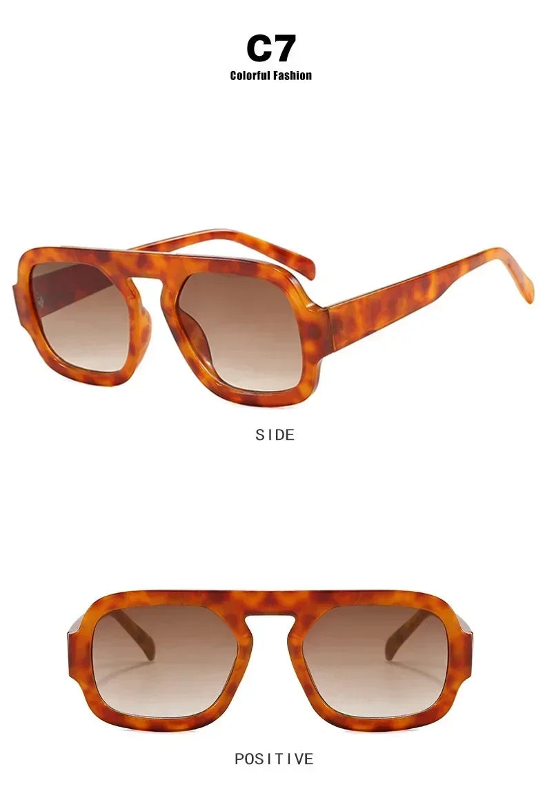 Beautifully Spotted Oversized Square Shades
