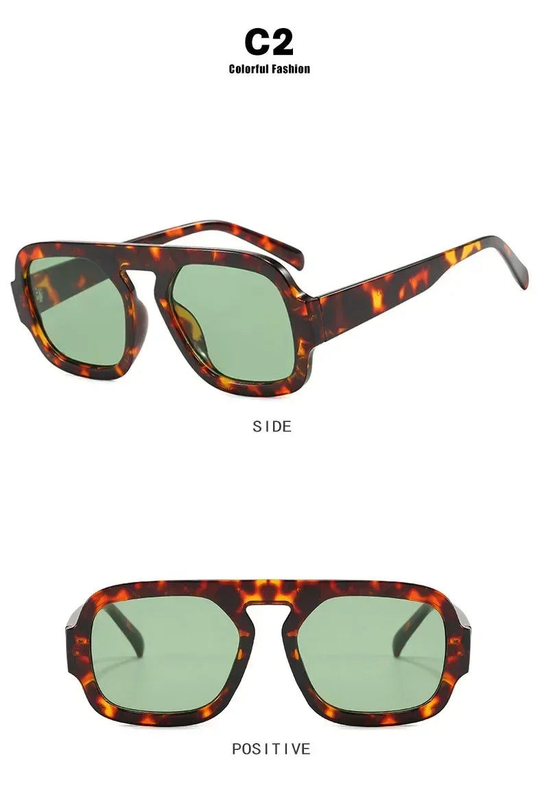 Beautifully Spotted Oversized Square Shades