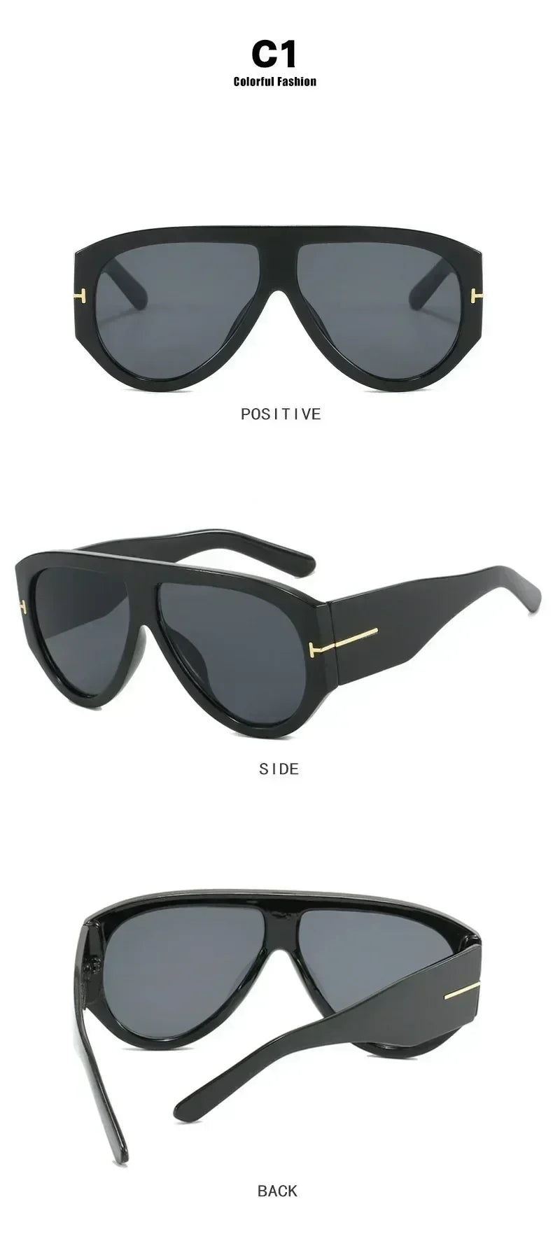 Main Character Oversized Square Sunglasses