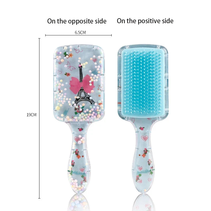 Christmas Stocking Stuffer Hair Brush – Cute Character Detangling Brush