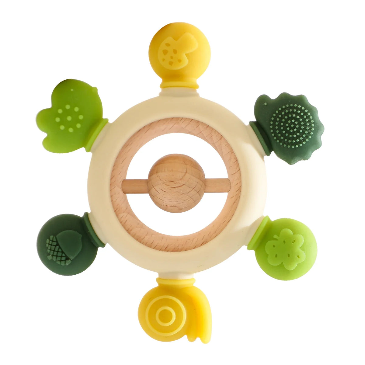Crochet Animal Baby Teether & Rattle