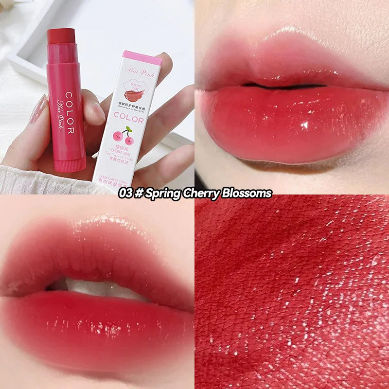 3-Piece Tinted Lip Balm Set – Hydrating Color & Shine