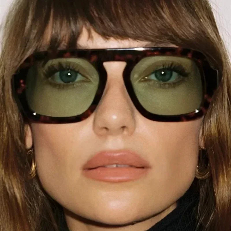 Beautifully Spotted Oversized Square Shades