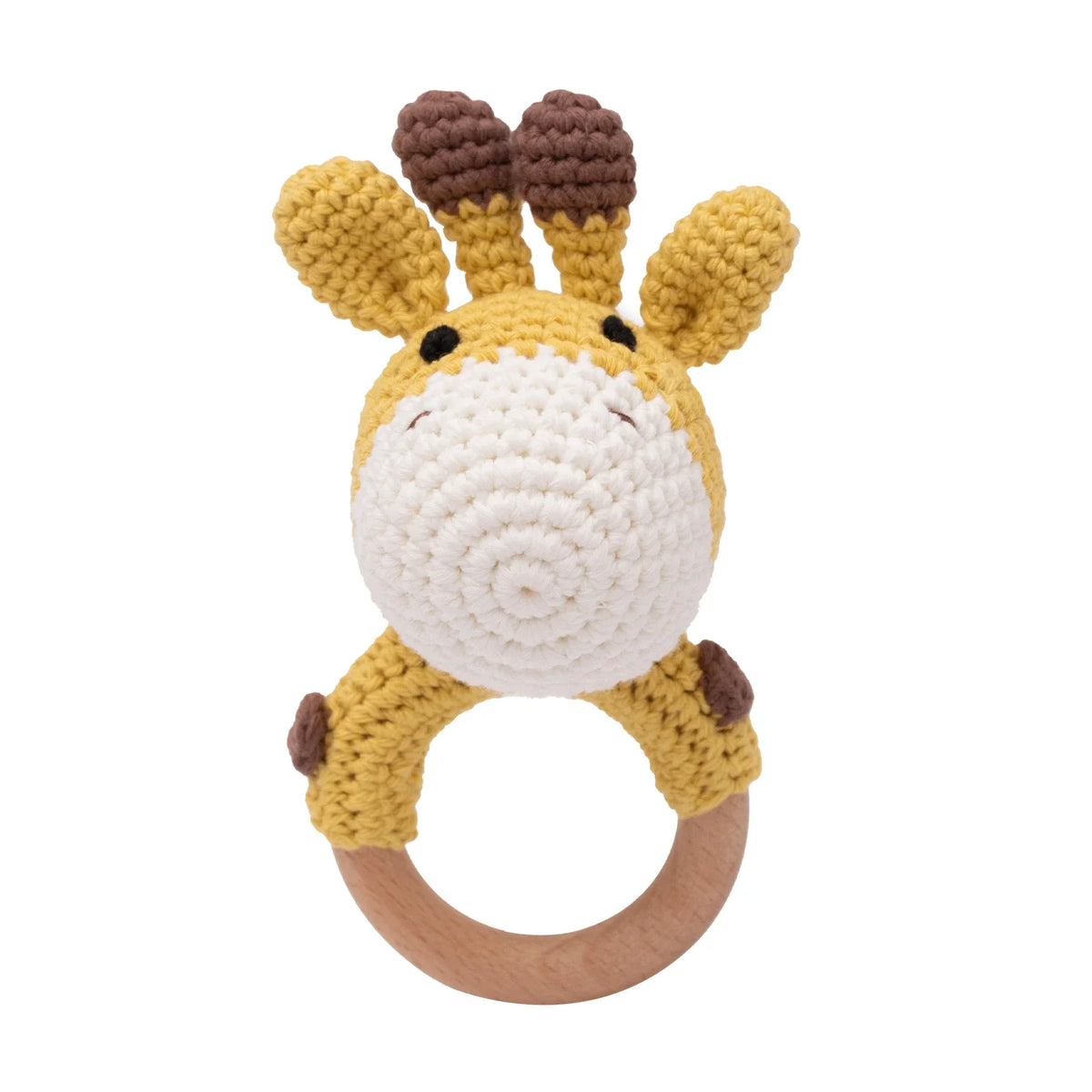 Crochet Animal Baby Teether & Rattle