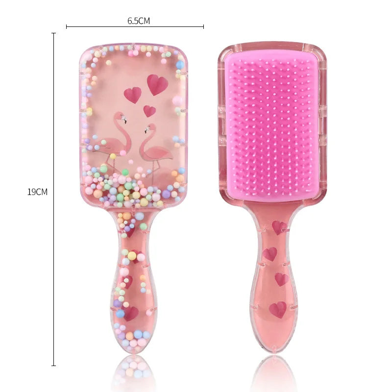 Christmas Stocking Stuffer Hair Brush – Cute Character Detangling Brush