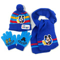 Cartoon Ice Princess and Anna Winter AKids 3-Piece Character Christmas Winter Set – Hat, Scarf & Gloves