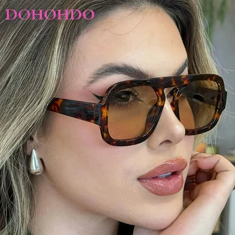 Beautifully Spotted Oversized Square Shades