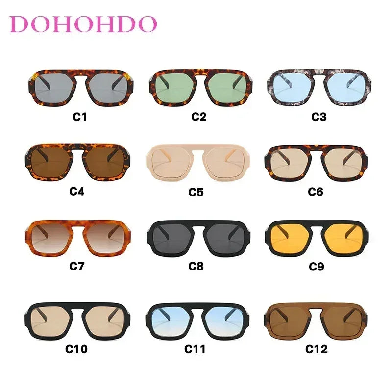 Beautifully Spotted Oversized Square Shades