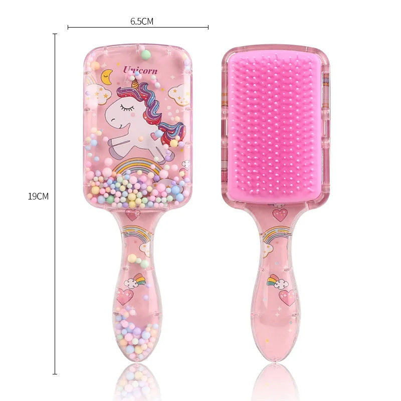 Christmas Stocking Stuffer Hair Brush – Cute Character Detangling Brush