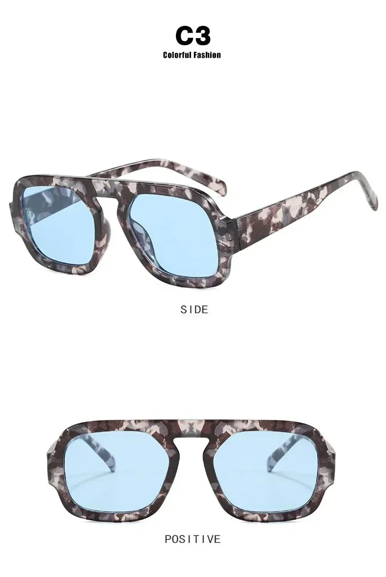 Beautifully Spotted Oversized Square Shades