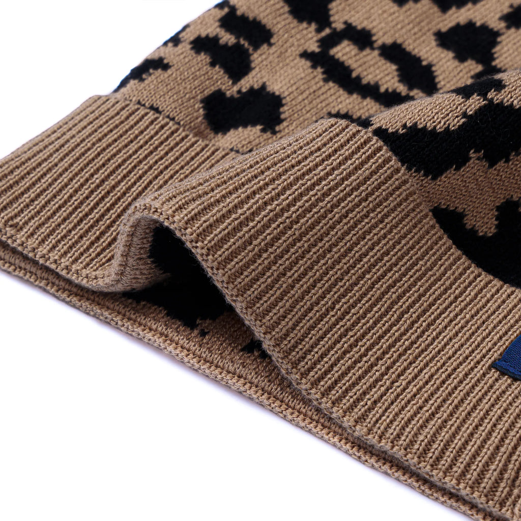 Beautifully Spotted™ Leopard Pom Baby Beanie