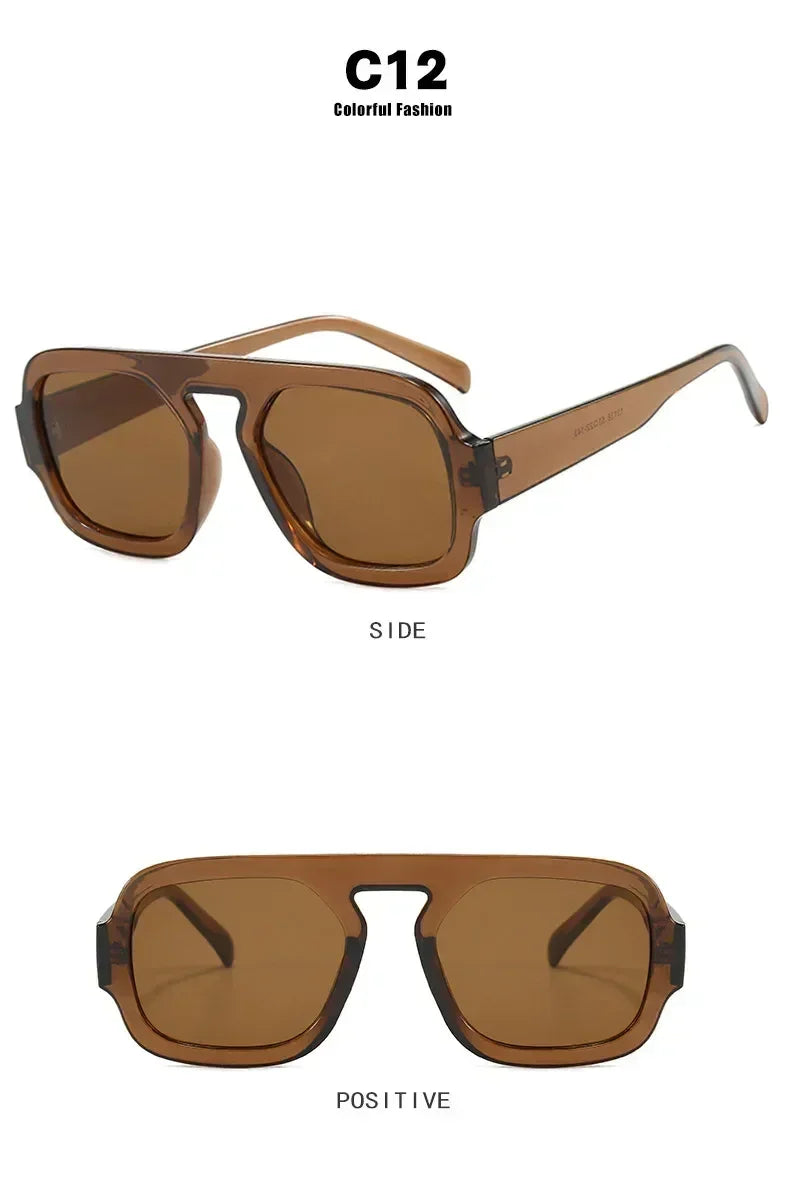 Beautifully Spotted Oversized Square Shades