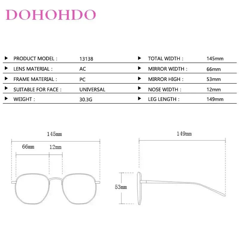 Beautifully Spotted Oversized Square Shades