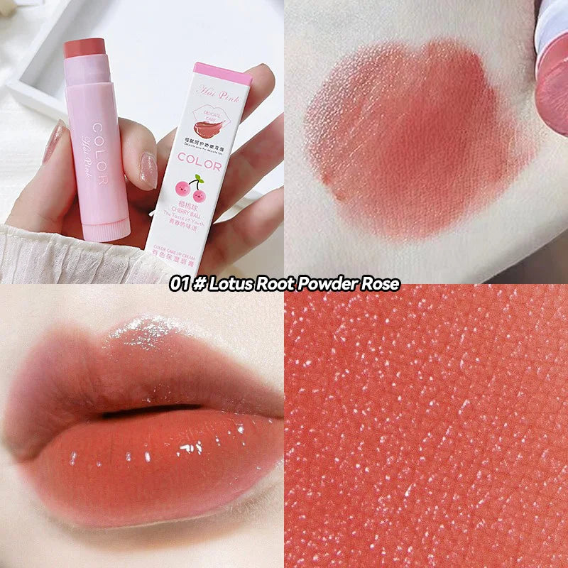 3-Piece Tinted Lip Balm Set – Hydrating Color & Shine