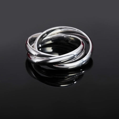 Beautifully Intertwined 925 Sterling Silver Ring
