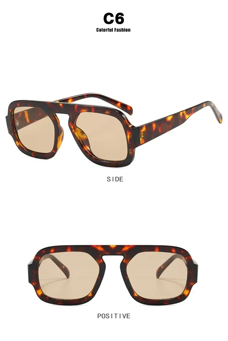 Beautifully Spotted Oversized Square Shades