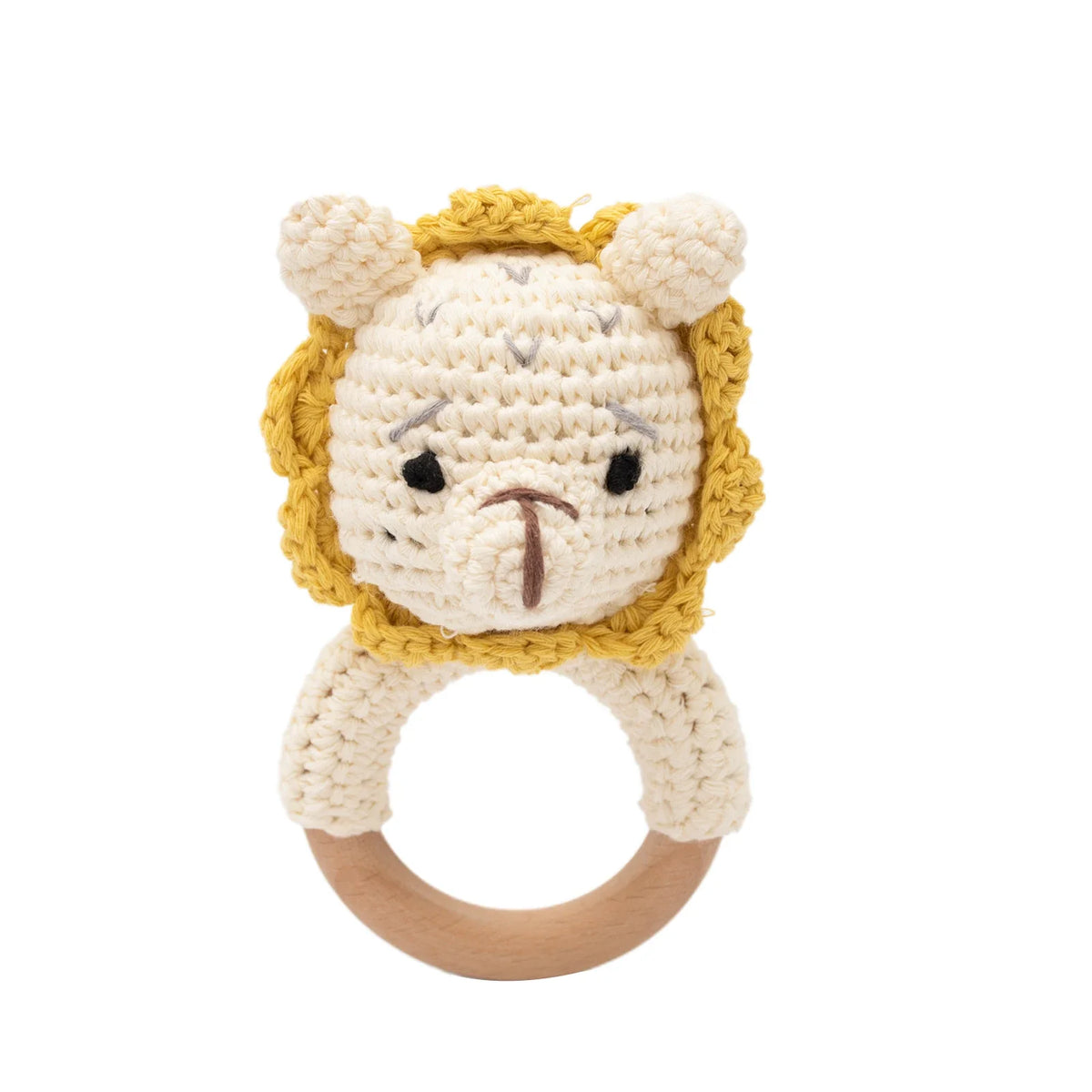 Crochet Animal Baby Teether & Rattle