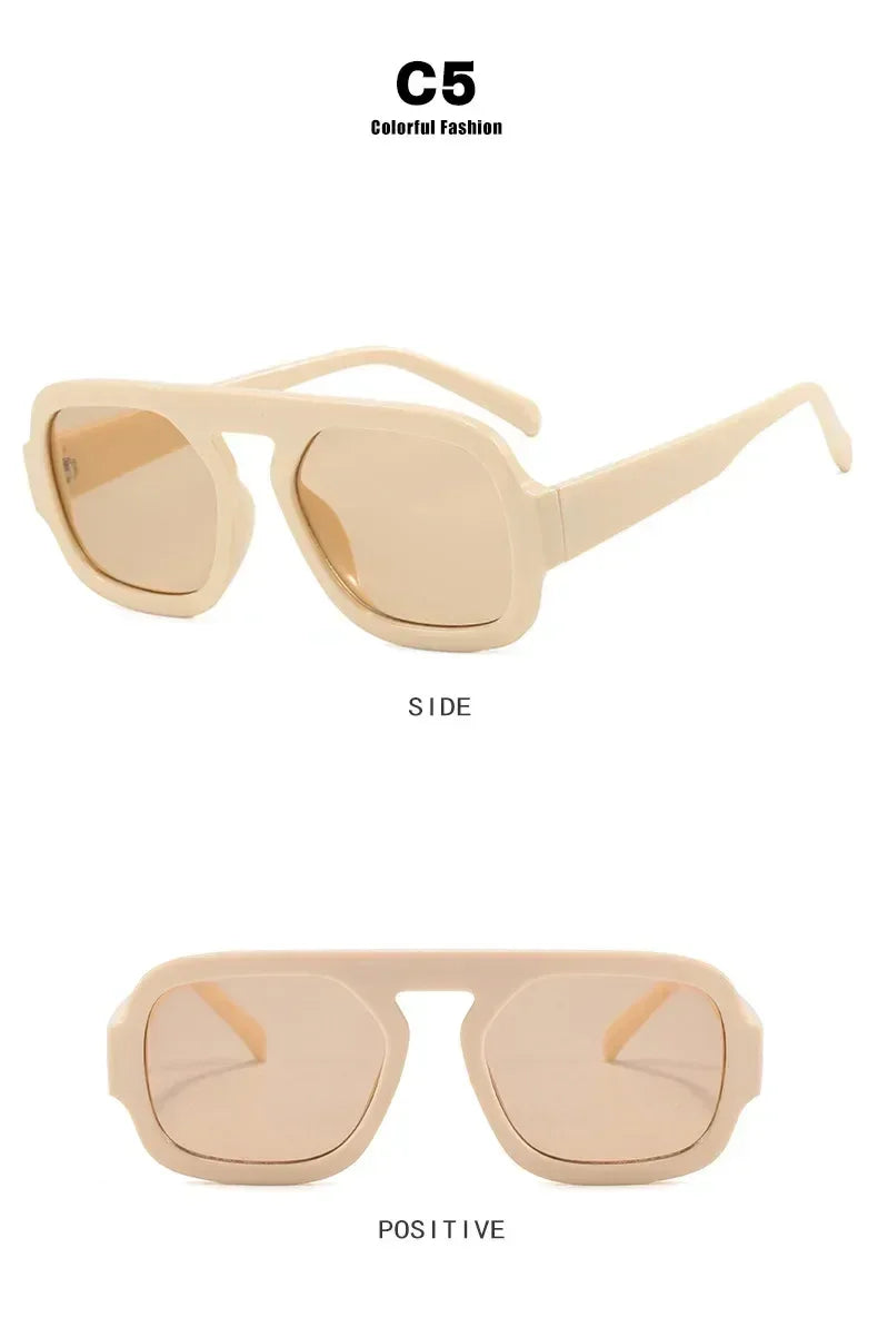 Beautifully Spotted Oversized Square Shades