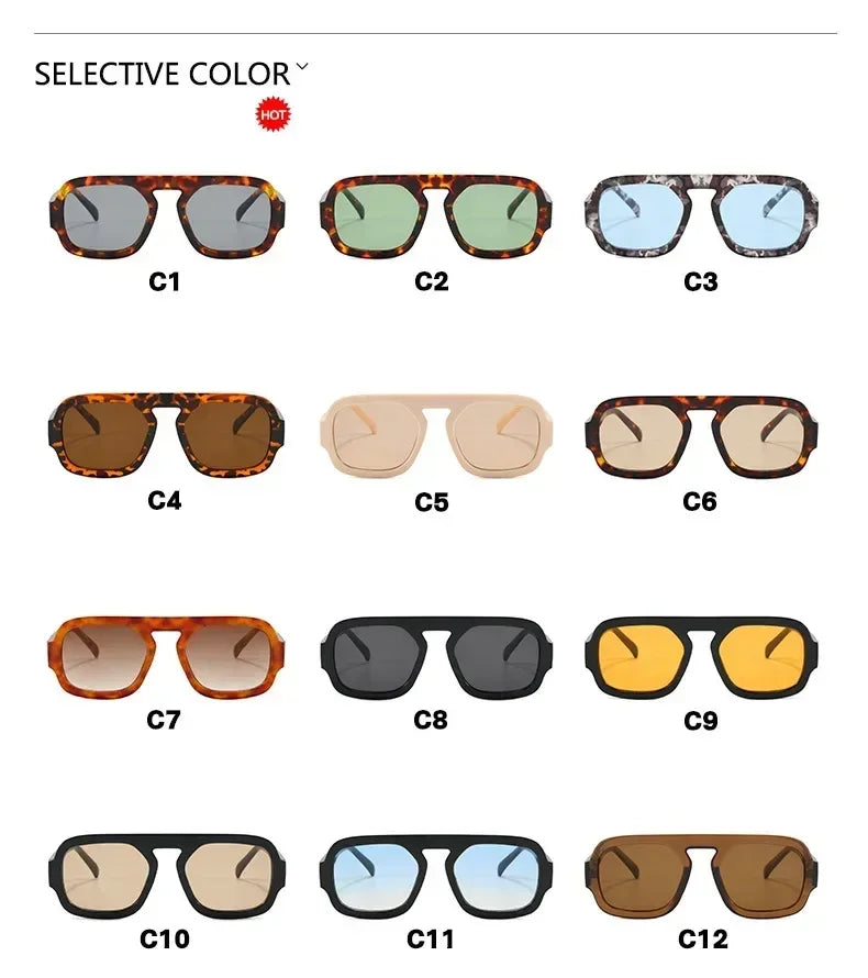 Beautifully Spotted Oversized Square Shades