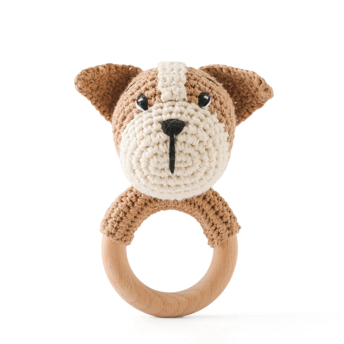 Crochet Animal Baby Teether & Rattle