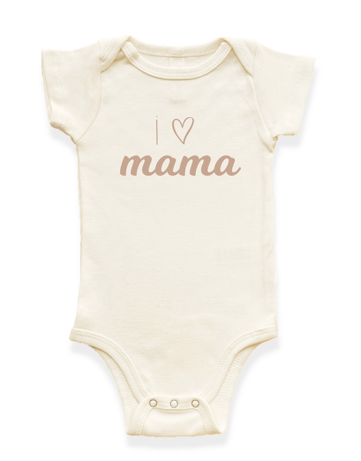 Beautifully Spotted™ I Love Mama Organic Baby Bodysuit