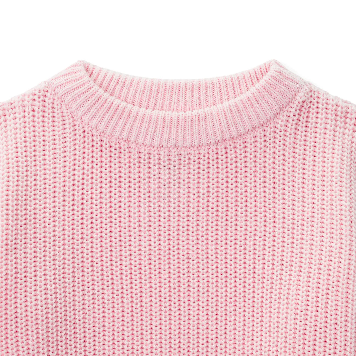 Beautifully Spotted™ Cozy Knit Baby & Toddler Sweater – Pretty in Pink