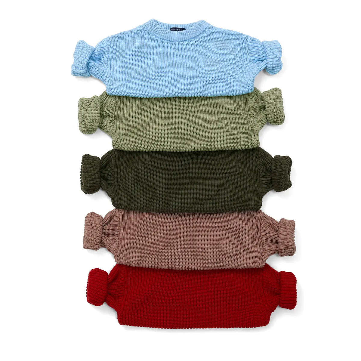 Beautifully Spotted™ Cozy Knit Baby & Toddler Sweater – Mocha