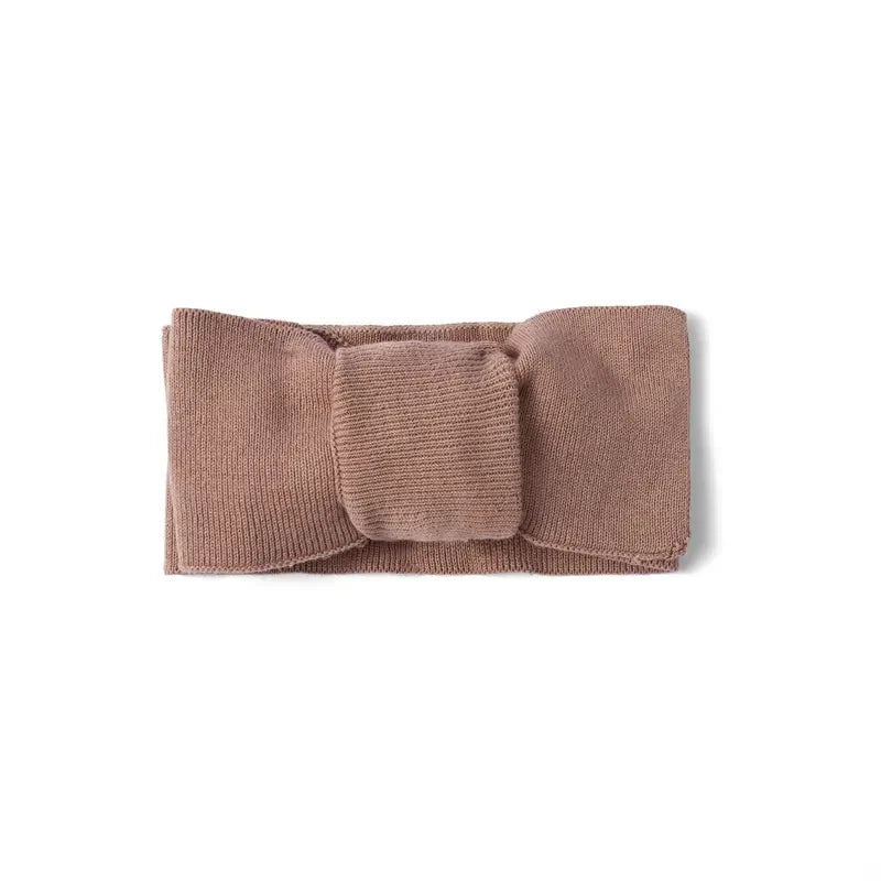 Beautifully Spotted™ Cozy Knit Topknot – Mocha