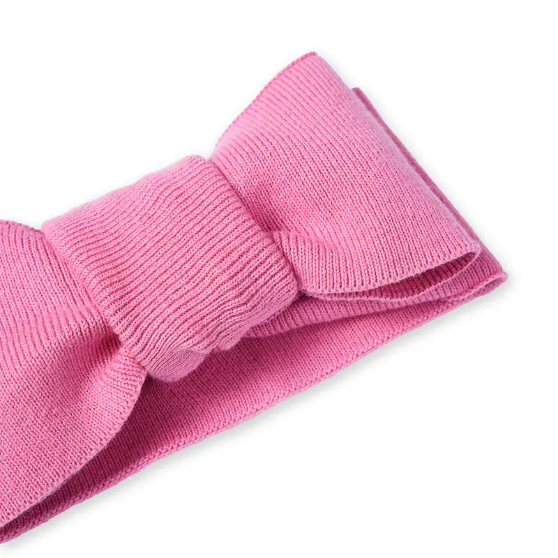 Beautifully Spotted™ Rose Pink Oversized Baby Bow Headband