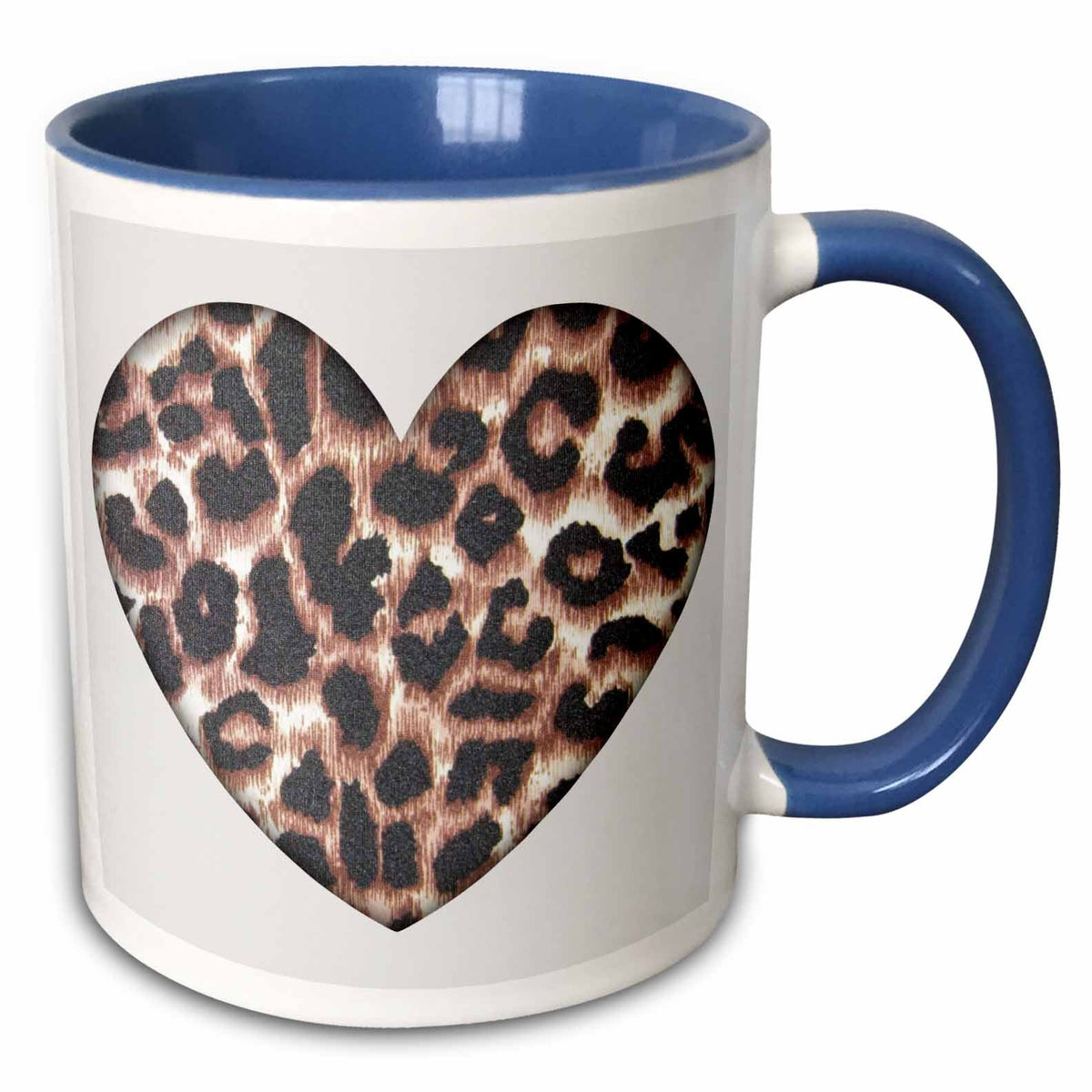 Spotted With Love | Leopard Heart Coffee Mug