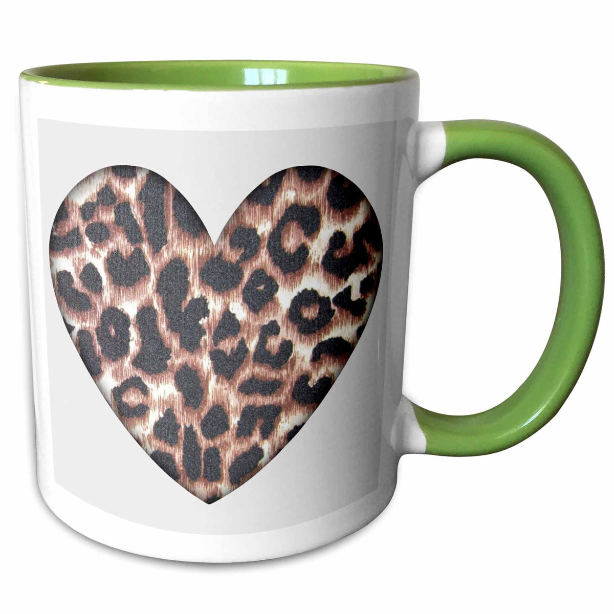 Spotted With Love | Leopard Heart Coffee Mug