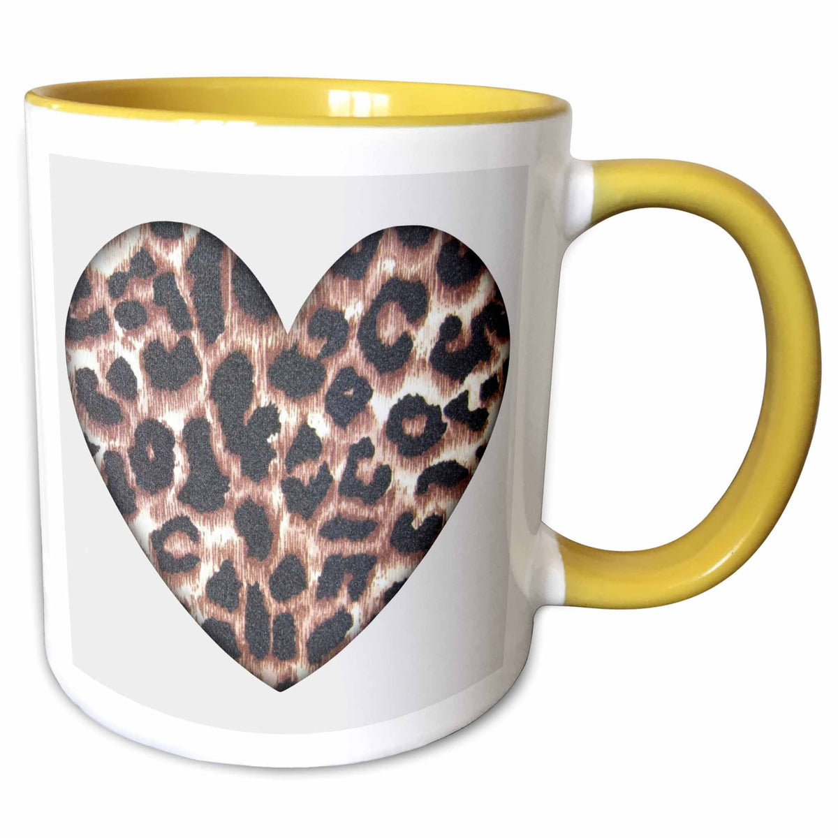 Spotted With Love | Leopard Heart Coffee Mug