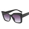Spotted & Fabulous Oversized Cat-Eye Sunglasses