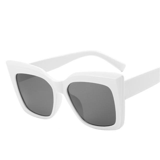 Spotted & Fabulous Oversized Cat-Eye Sunglasses