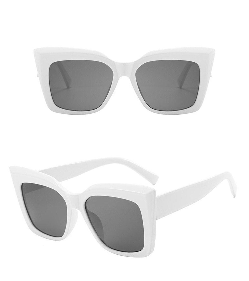 Spotted & Fabulous Oversized Cat-Eye Sunglasses