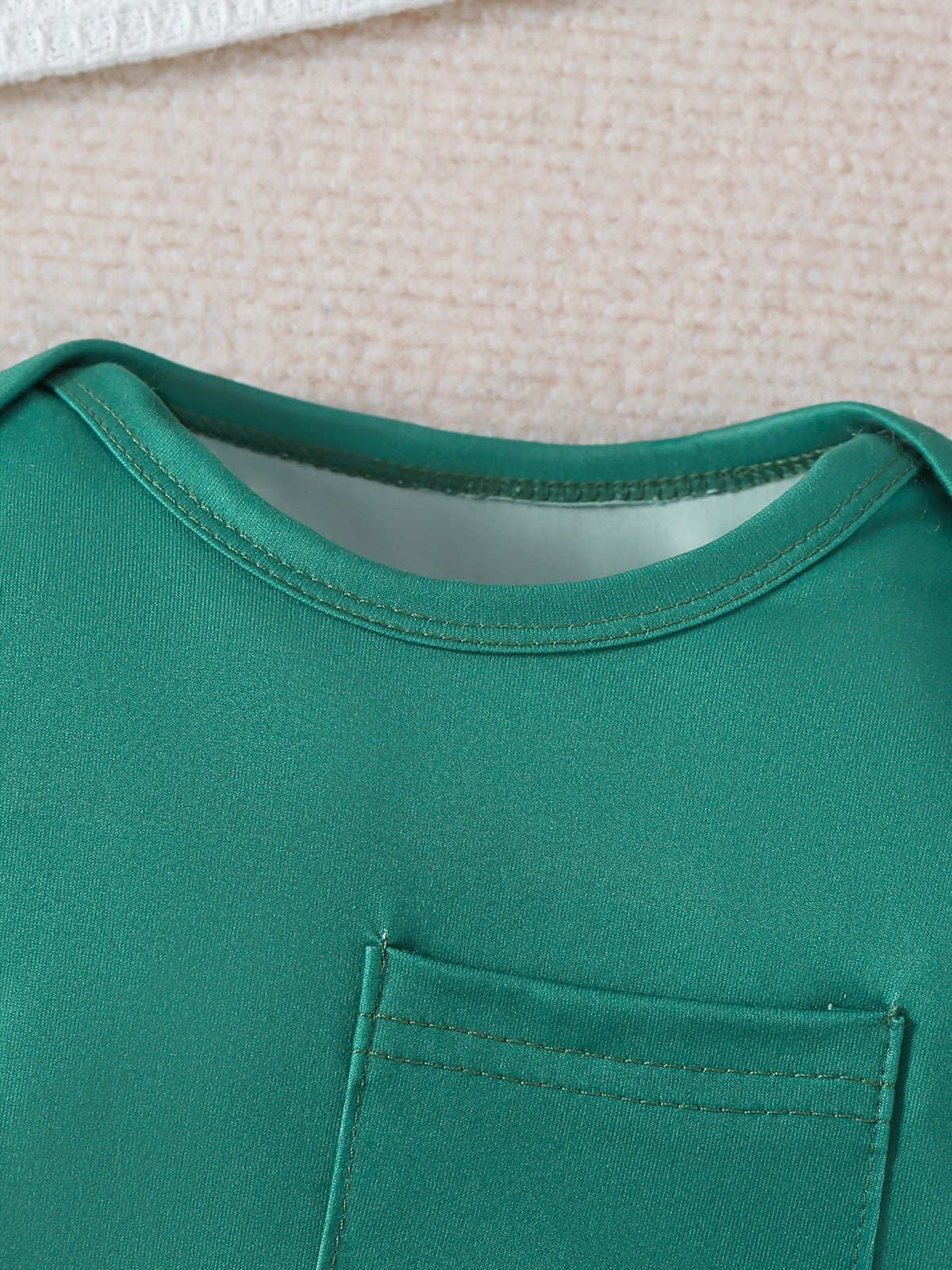 Little Dino 3-Piece Green Baby Boy Onesie Set