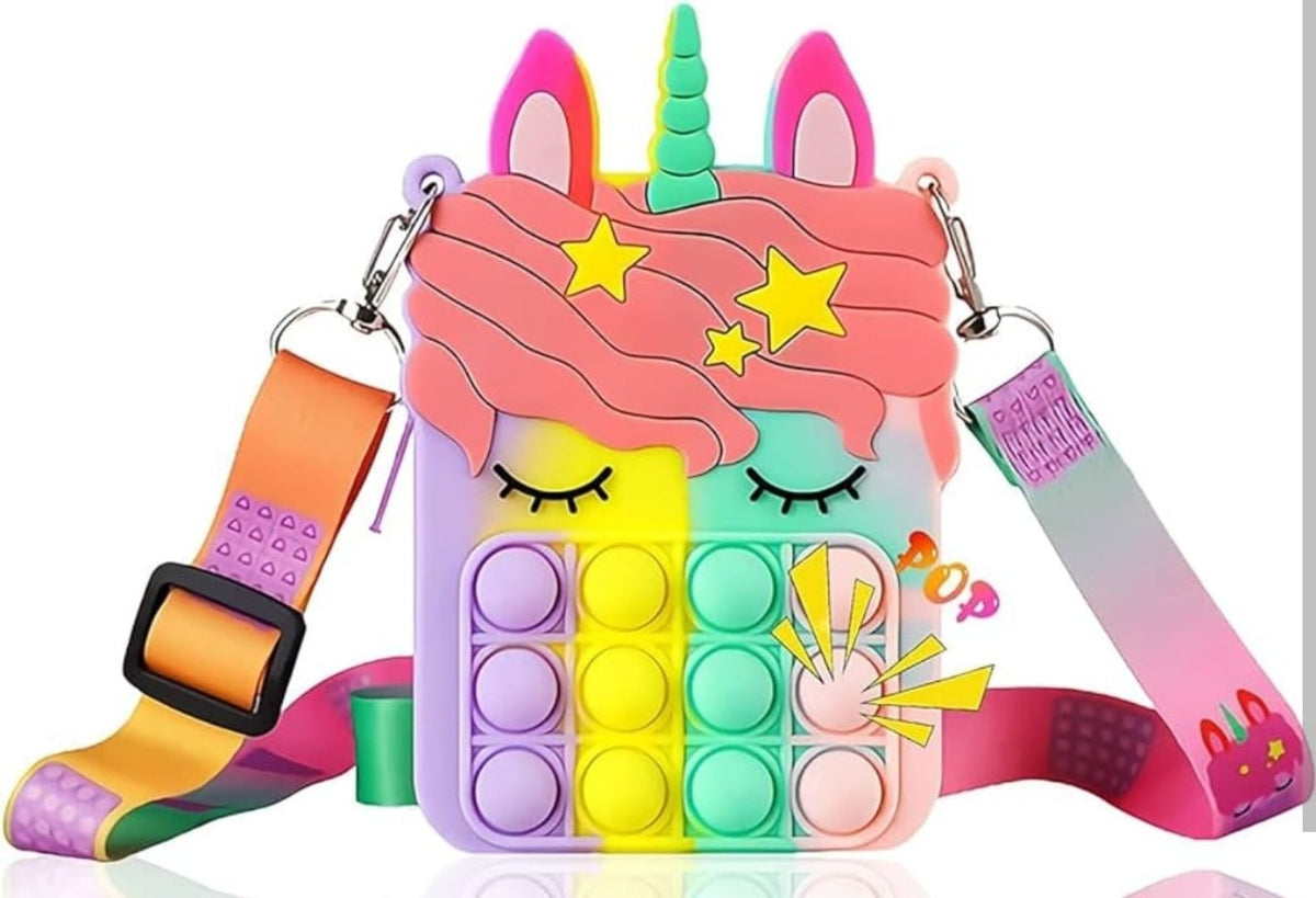 Christmas Bubble Pop Fidget Crossbody Bag