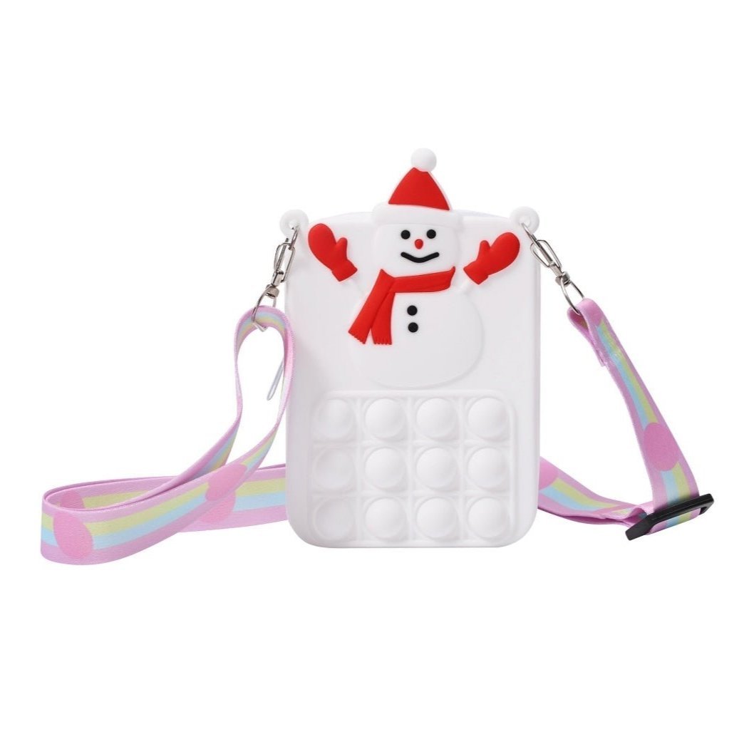 Christmas Bubble Pop Fidget Crossbody Bag