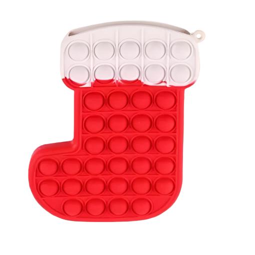 Christmas Stocking Bubble Pop Fidget Toy