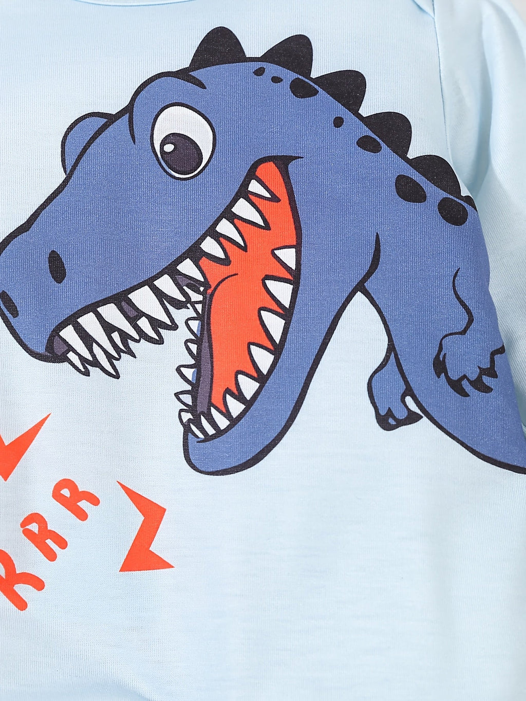 Little Dino 3-Piece Baby Boy Romper Set