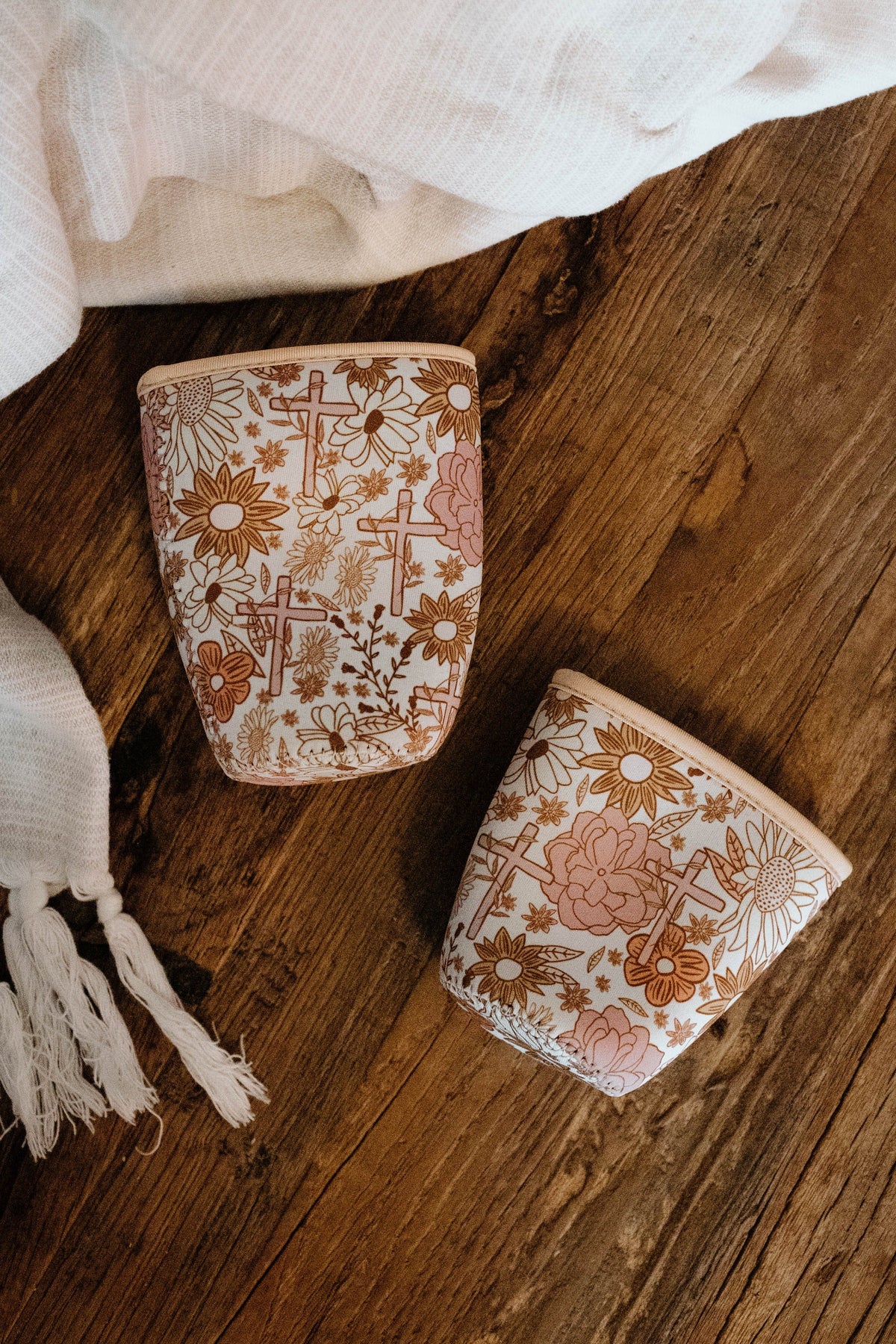 Vintage Blooms | Floral Coffee Cup Sleeve