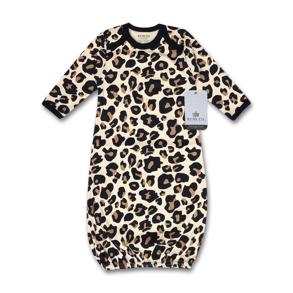 Beautifully Spotted™ Little Leopard Baby Sleep Gown