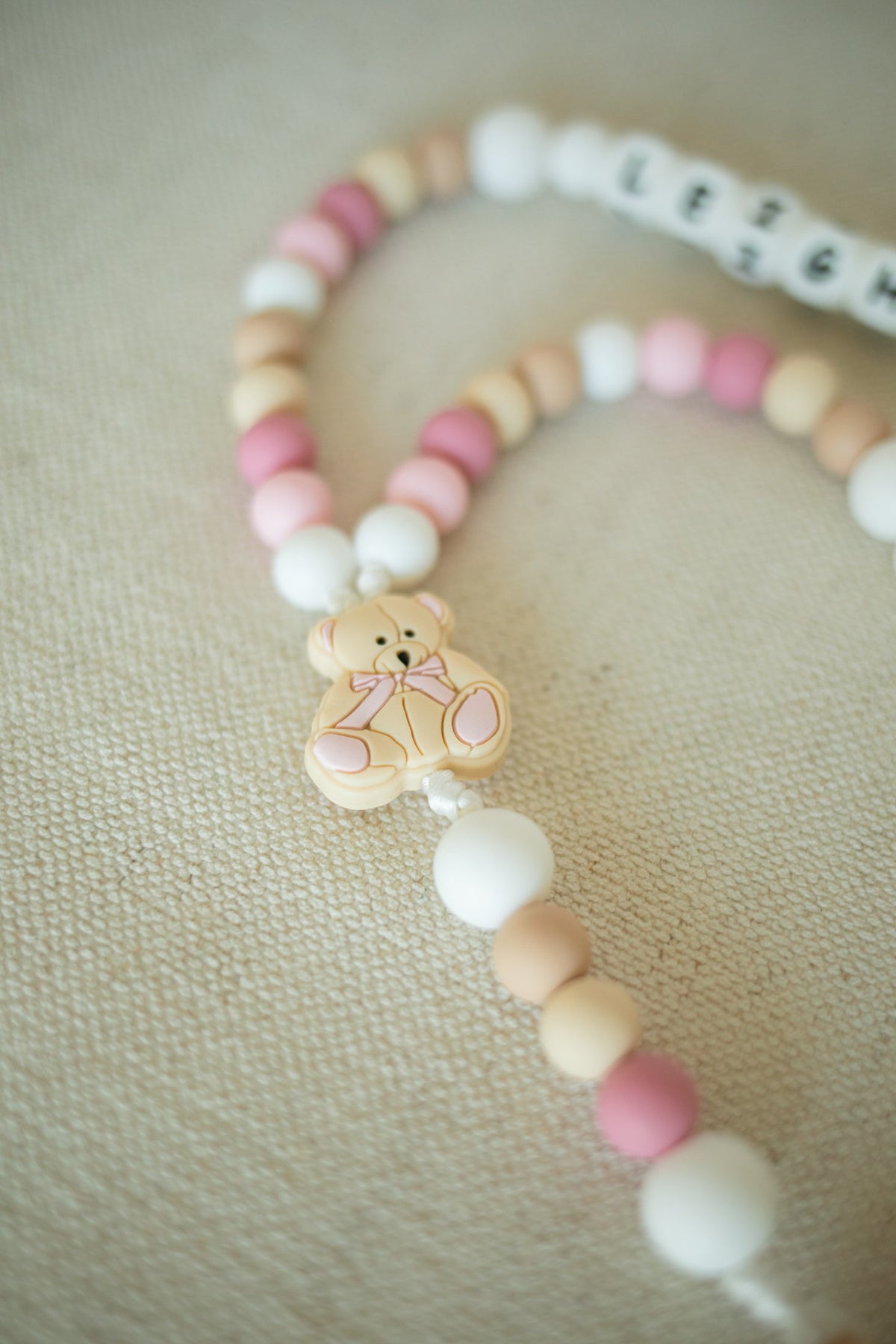 Beautifully Spotted™ Personalized Baby Rosary – Custom Name Keepsake